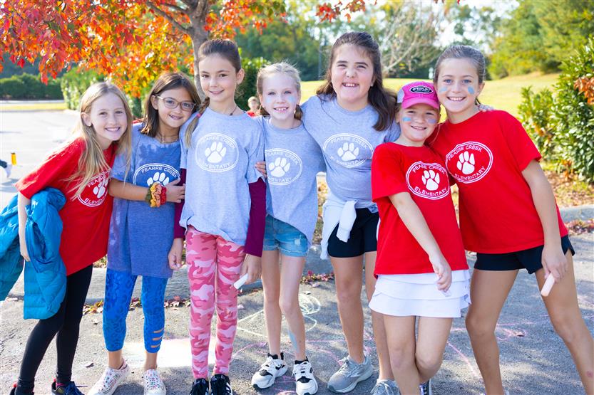 Students participate in field day